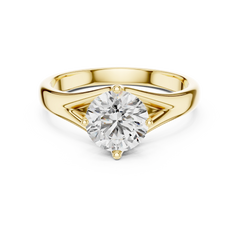 Aurevia Trilight Harrmony Solitaire Ring