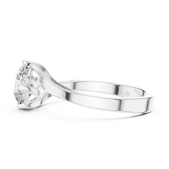 Aurevia Serenade Twist Solitaire Ring