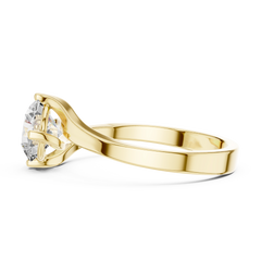 Aurevia Serenade Twist Solitaire Ring