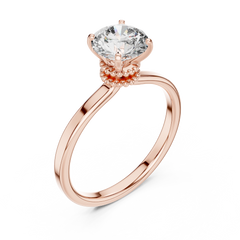 Aurevia Everglow Solitaire RIng