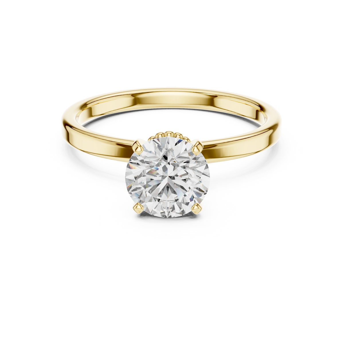 Aurevia Everglow Solitaire RIng