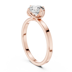 Aurevia Eternal Bloom Solitaire Ring