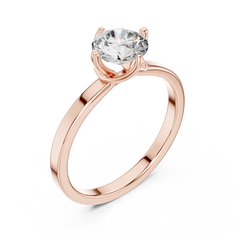 Aurevia Eternal Bloom Solitaire Ring