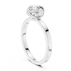 Aurevia Eternal Bloom Solitaire Ring