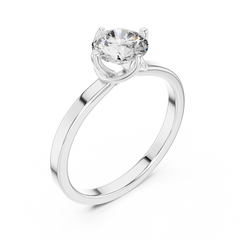 Aurevia Eternal Bloom Solitaire Ring