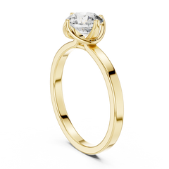 Aurevia Eternal Bloom Solitaire Ring