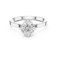 Aurevia Eternal Bloom Solitaire Ring