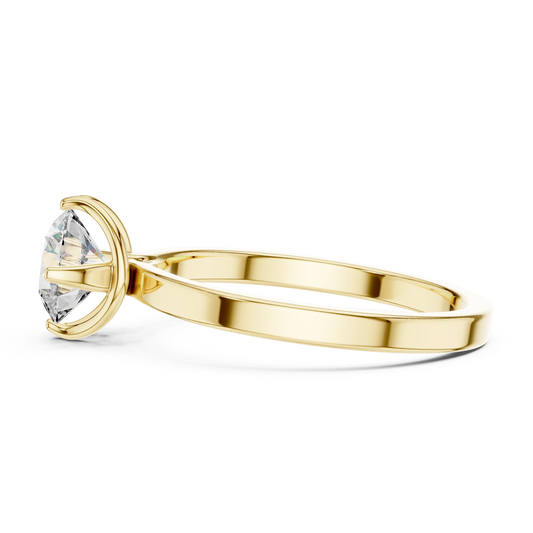 Aurevia Eternal Bloom Solitaire Ring