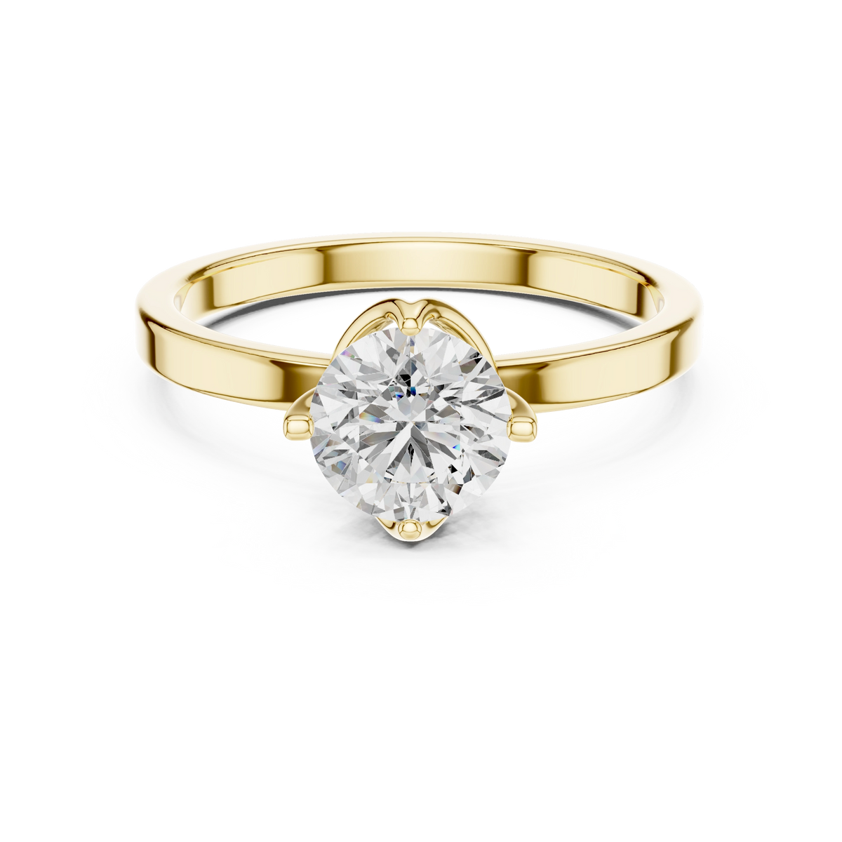Aurevia Eternal Bloom Solitaire Ring
