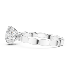Aurevia Floral Majesty Solitaire Ring