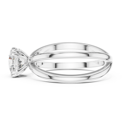 Aurevia Infinity Embrace Solitaire Ring