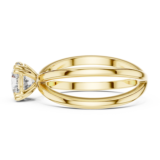 Aurevia Infinity Embrace Solitaire Ring