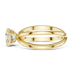 Aurevia Infinity Embrace Solitaire Ring
