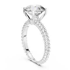 Aurevia Royal Weave Solitaire Ring