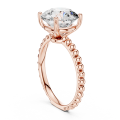 Aurevia Celeste Bead Solitaire Ring