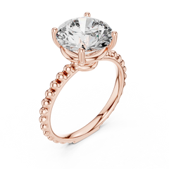 Aurevia Celeste Bead Solitaire Ring