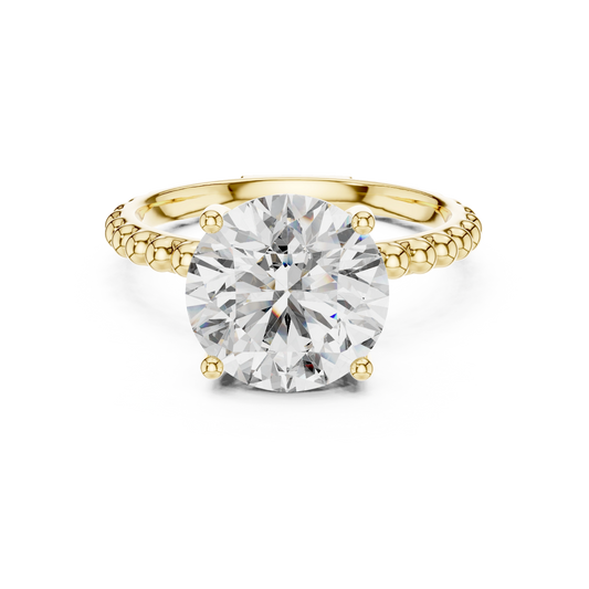 Aurevia Celeste Bead Solitaire Ring