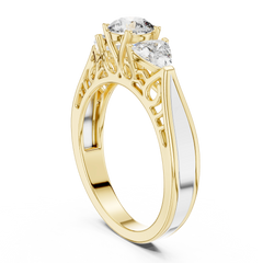 Aurevia Trinity Elegance Diamond Ring