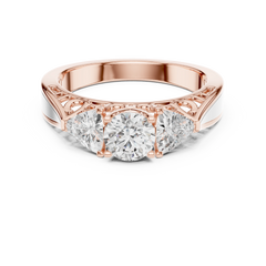 Aurevia Trinity Elegance Diamond Ring