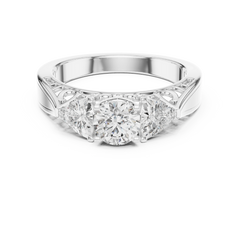 Aurevia Trinity Elegance Diamond Ring