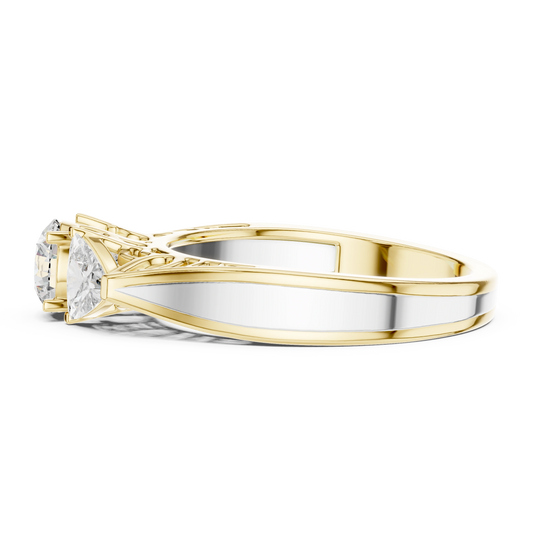 Aurevia Trinity Elegance Diamond Ring