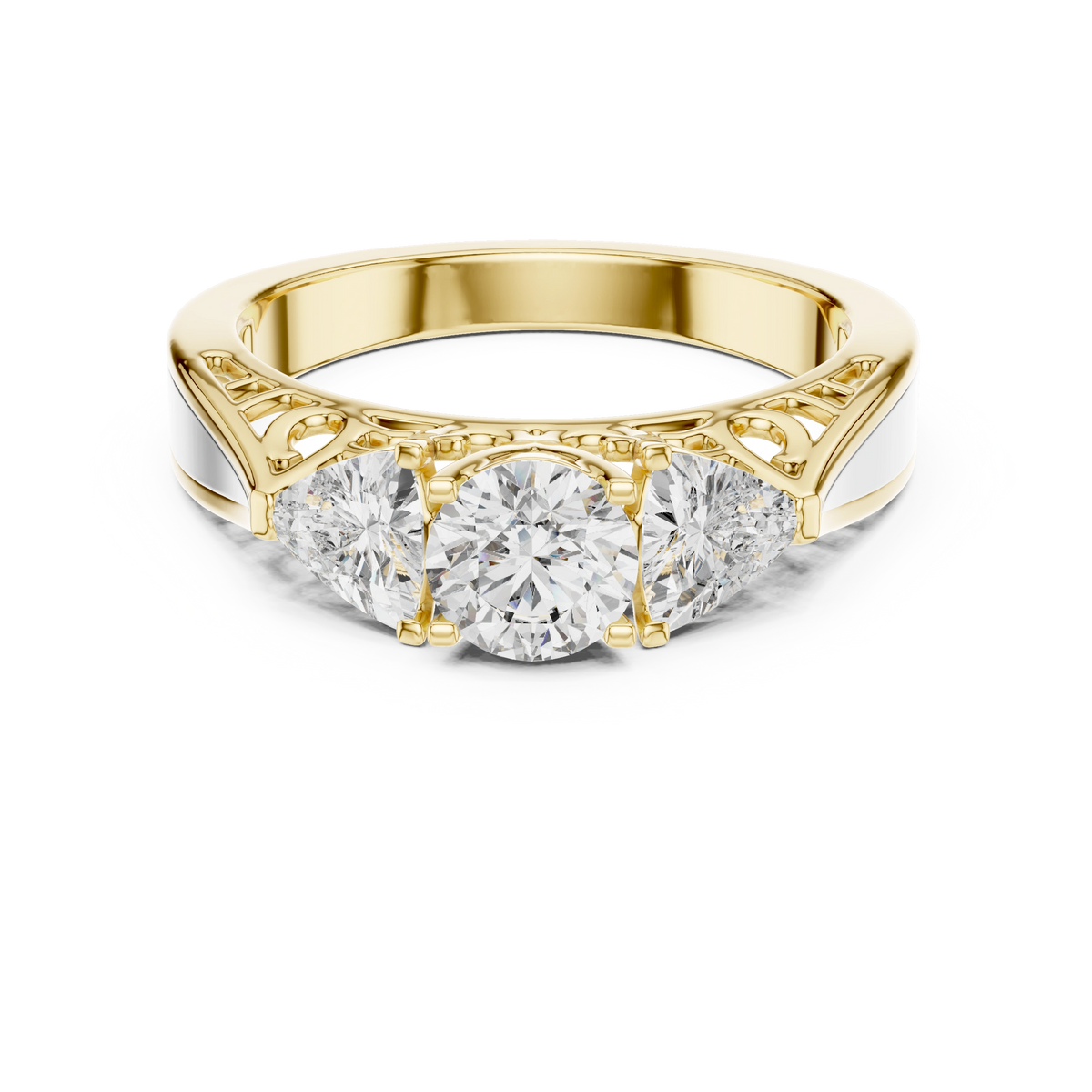 Aurevia Trinity Elegance Diamond Ring