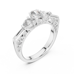 Aurevia Oval Serenade Diamond Ring