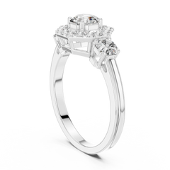 Aurevia Heirloom Halo Diamond Ring