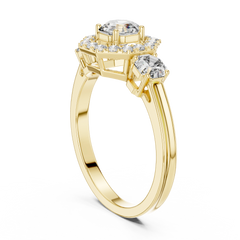 Aurevia Heirloom Halo Diamond Ring