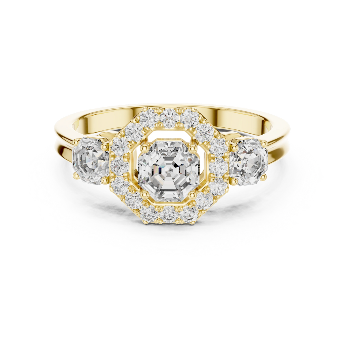 Aurevia Heirloom Halo Diamond Ring