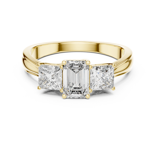 Aurevia Imperial Emerald Diamond Ring