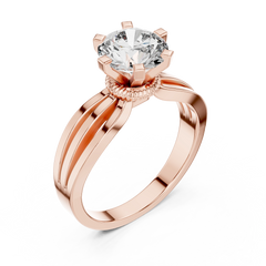 Aurevia Trine Splendour Solitaire Ring