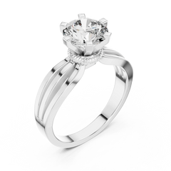 Aurevia Trine Splendour Solitaire Ring
