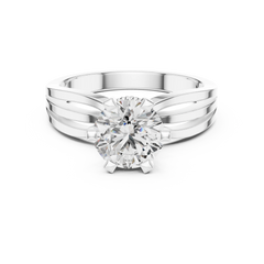 Aurevia Trine Splendour Solitaire Ring