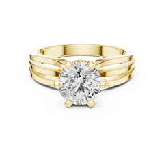 Aurevia Trine Splendour Solitaire Ring