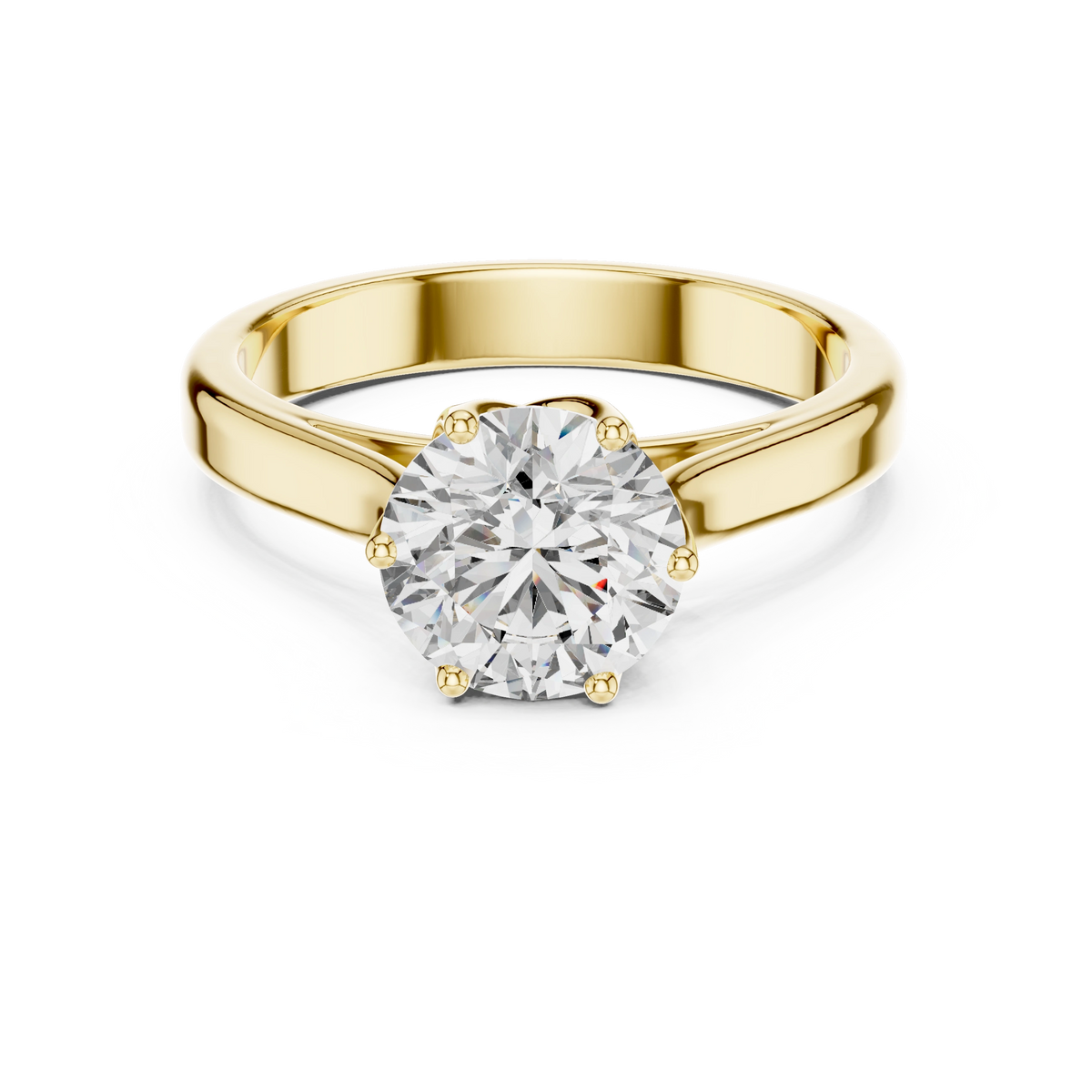 Aurevia Classic Brilliance Solitaire Ring
