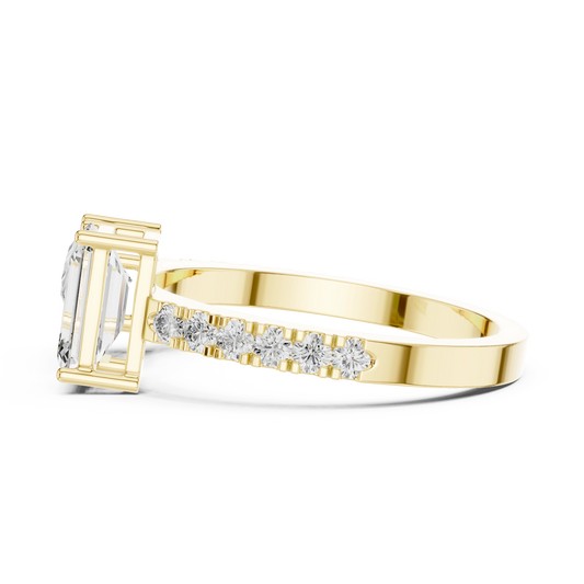 Aurevia Twin Radiance Bypass Diamond Ring