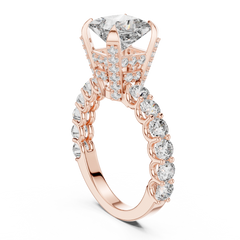 Aurevia Regal Radiance Princess-Cut Diamond Ring