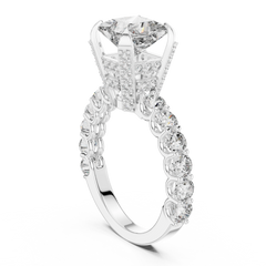 Aurevia Regal Radiance Princess-Cut Diamond Ring