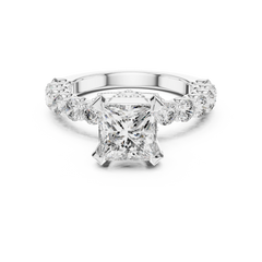 Aurevia Regal Radiance Princess-Cut Diamond Ring