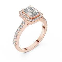 Aurevia Imperial Halo Diamond Ring