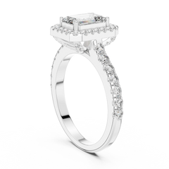 Aurevia Imperial Halo Diamond Ring