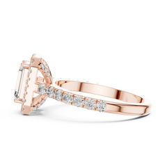 Aurevia Imperial Halo Diamond Ring