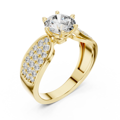 Aurevia Regal Luxe Diamond Ring