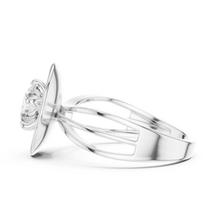 Aurevia Golden Aura Dome Diamond Ring