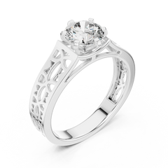 Aurevia Regal Lattice Diamond Ring