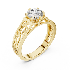 Aurevia Regal Lattice Diamond Ring