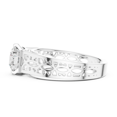 Aurevia Regal Lattice Diamond Ring