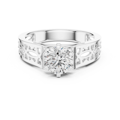 Aurevia Regal Lattice Diamond Ring