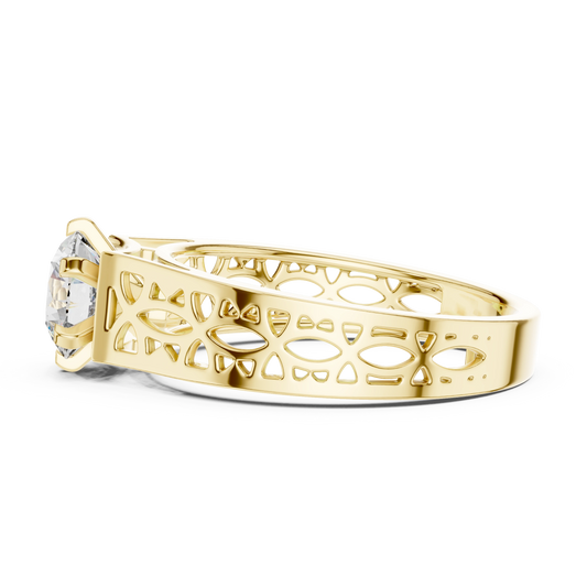 Aurevia Regal Lattice Diamond Ring